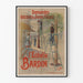 Plakat vintage schody Bardin - Dekoracja ścienna retro
