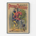 Plakat vintage Papier Naussan dekoracja ścienna biuro tytoniowe