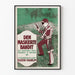 Plakat vintage Den Maskerte Bandit w stylu art déco do dekoracji ścian