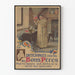 Plakat vintage zębów pasty do zębów Extra-Fins des Bons Pères