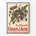 Vintage plakat Caran d'Ache - Oryginalna dekoracja ścienna z gigantycznym ołówkiem