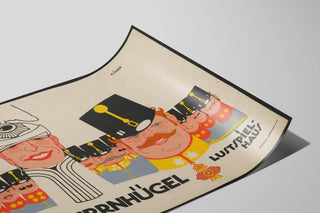 Plakat Vintage Der Feldherrnhügel - Dekoracja Ścienna Retro Militarna — widok dzieła
