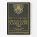 Plakat z wystawy sztuki narodowej Düsseldorf 1907 w stylu art déco