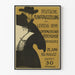 Plakat z wystawy vintage niemieckiej Leipzig 1899