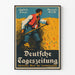 Plakat vintage niemiecki Journal Agricole