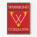 Plakat wystawy Werkbund Kolonia 1914 dekoracja ścienna vintage