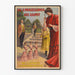 Plakat vintage Księżniczka Liliput dekoracja ścienna