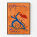 Plakat vintage Die Anarchisten Makay do dynamicznej dekoracji ściennej