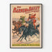 Plakat vintage Barnum & Bailey wyścig konny rzymski