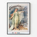 Plakat vintage Donau Nixe Ballet w pięciu obrazach