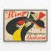 Plakat vintage Die Fliege am Bayerischen Platz 2 - Dekoracja ścienna kabaret — oprawiony obraz na ścianie