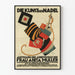Plakat wystawy vintage sztuka nici autorstwa Anity Müller