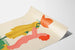 Plakat vintage moda i futro na lato