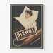 Plakat vintage Dienol Czerwonka dekoracja ścienna retro
