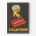 Plakat reklamowy vintage Diocamphine do dekoracji ścian