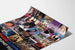 Plakat vintage Discover America - Promocja Worldnet Television