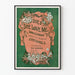 Plakat dekoracyjny vintage Does She Love Me - styl retro kwiatowy