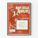 Plakat vintage muzyczny Mam'selle 'Awkins Dolly