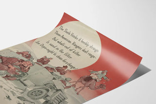Plakat vintage wojskowy „Nie bądź głupkiem – obsługuj sprzęt poprawnie”