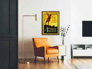 Plakat vintage wojskowy 4. emisja obligacji wolności