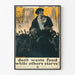 Plakat vintage uświadamiający marnotrawstwo żywności