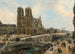 Widok Paryża z Notre-Dame - Édouard-Jacques Dufeu — widok dzieła