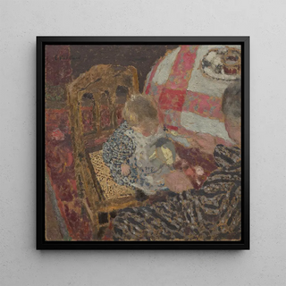 Obiad z Annette i jej babcią - Édouard Vuillard