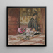 Madame Vuillard w czepku w Closerie des Gents - Édouard Vuillard — oprawiony obraz na ścianie