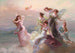 La Danse des nymphes et Cupidon - Édouard Bisson — widok dzieła