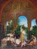 W haremie - Édouard Frédéric Wilhelm Richter — widok dzieła