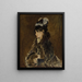 Berthe Morisot - Édouard Manet — oprawiony obraz na ścianie