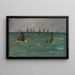 Łodzie w Berck-sur-Mer - Édouard Manet — oprawiony obraz na ścianie