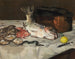Martwa natura z rybami - Édouard Manet — widok dzieła