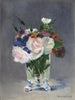 Kwiaty w kryształowym wazonie - Édouard Manet — widok dzieła