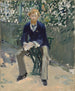 George Moore w ogrodzie artystów - Édouard Manet — widok dzieła
