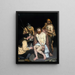 Jezus wyśmiany przez żołnierzy - Édouard Manet — oprawiony obraz na ścianie