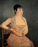 Dama w różu - Édouard Manet — widok dzieła