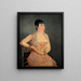 Dama w różu - Édouard Manet — oprawiony obraz na ścianie