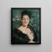 Dama w futrze - Édouard Manet — oprawiony obraz na ścianie