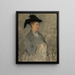 Madame Édouard Manet, Suzanne Leenhoff 1829-1906 - Édouard Manet — oprawiony obraz na ścianie