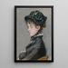 Madame Guillemet - Édouard Manet — oprawiony obraz na ścianie