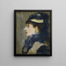 Portret damy - Édouard Manet — oprawiony obraz na ścianie