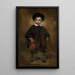 Portret dziecka - Édouard Manet — oprawiony obraz na ścianie
