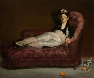 Młoda kobieta leżąca w stroju hiszpańskim - Édouard Manet — widok dzieła