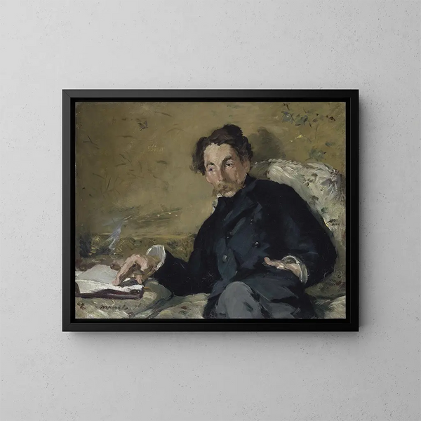 Stéphane Mallarmé - Édouard Manet — oprawiony obraz na ścianie