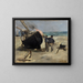 Le bateau goudronné - Édouard Manet — oprawiony obraz na ścianie