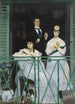 Le balkon - Édouard Manet — widok dzieła