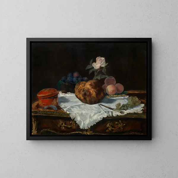 La brioche - Édouard Manet — oprawiony obraz na ścianie