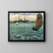 Le Kearsarge à Boulogne - Édouard Manet — oprawiony obraz na ścianie