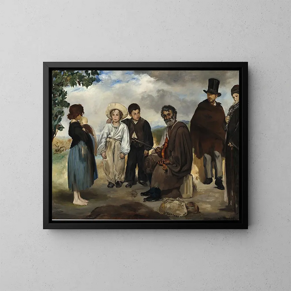 Le vieux musicien - Édouard Manet — oprawiony obraz na ścianie